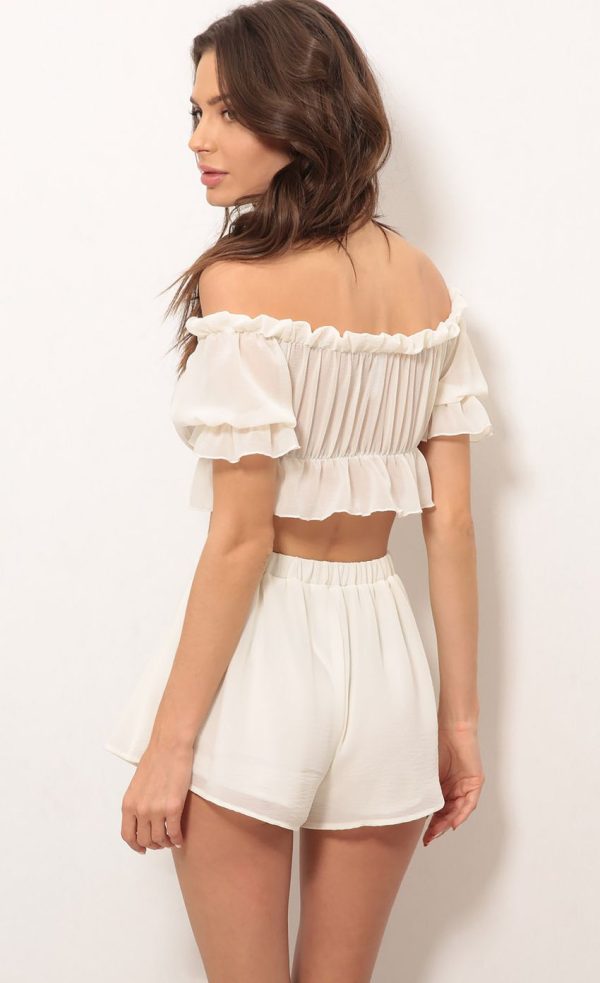 Two Piece Set In Ivory - Image 2