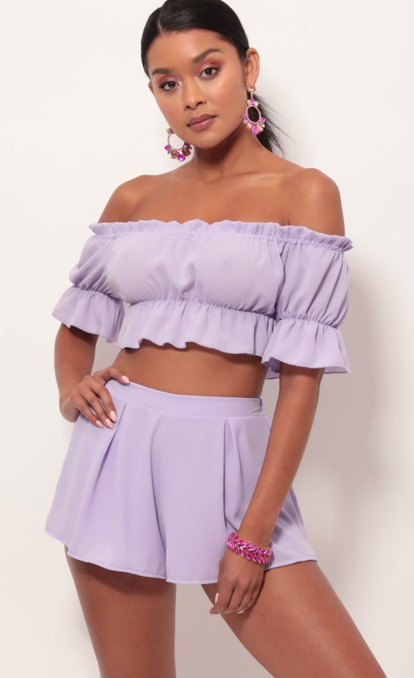Two Piece Set In Lavender