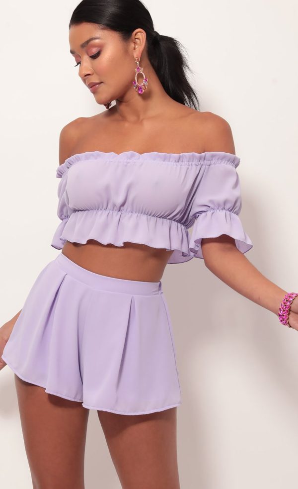 Two Piece Set In Lavender - Image 3