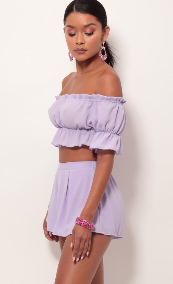 Two Piece Set In Lavender - Image 4