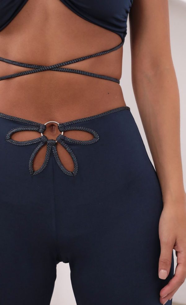 Two Piece Pant Set in Navy - Image 4