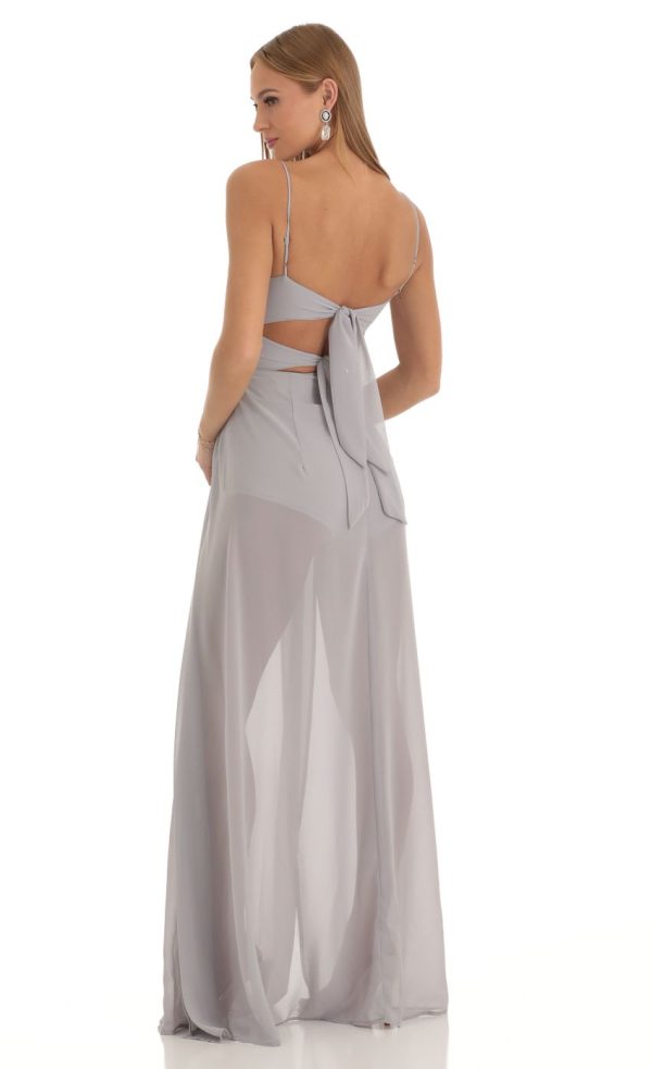 Maxi Dress in Grey - Image 2