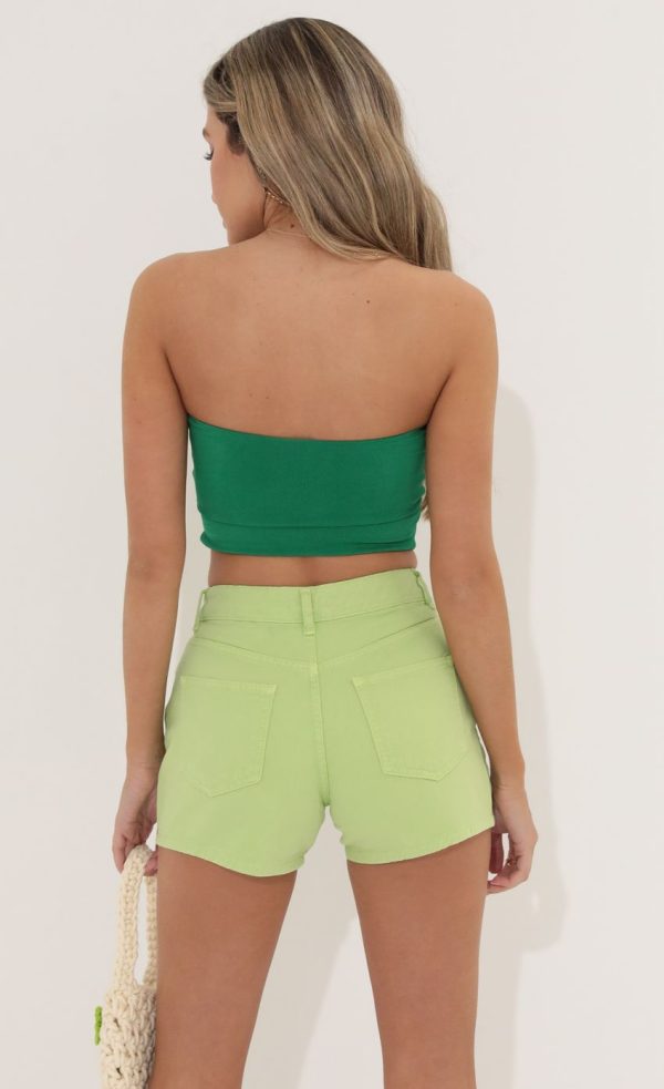 Tube Top in Green - Image 2