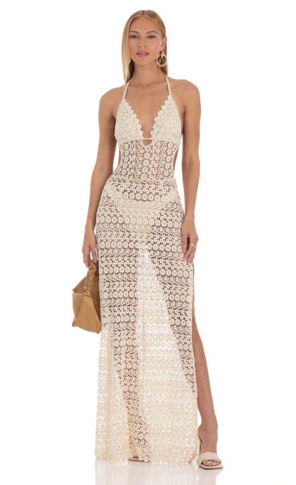 Embroidered Two Piece Set in Ivory