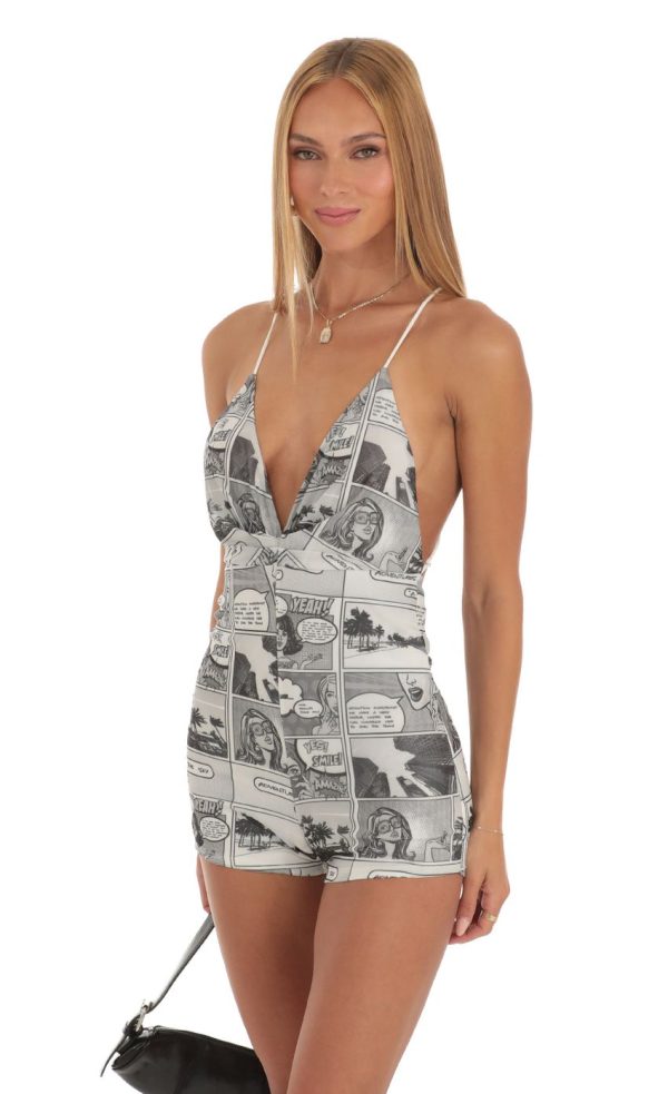 Romper in Comics Print - Image 3