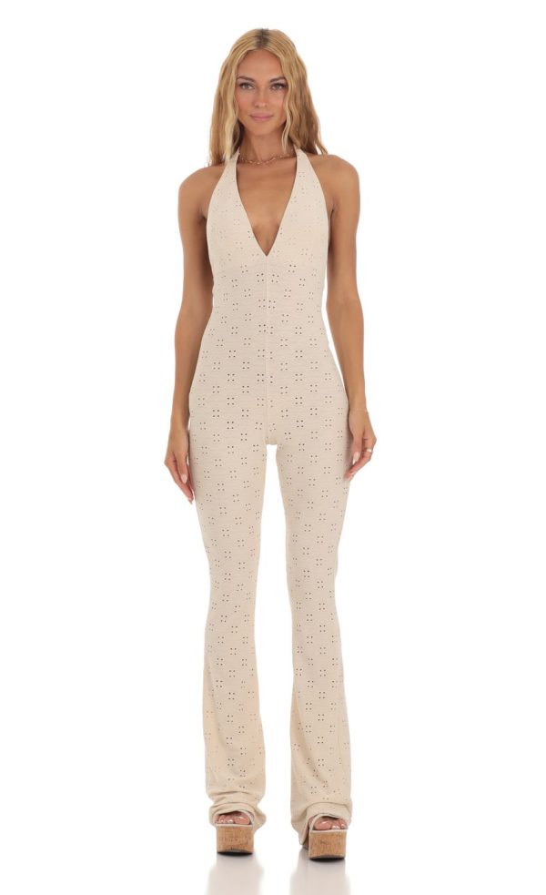 Jumpsuit in Cream