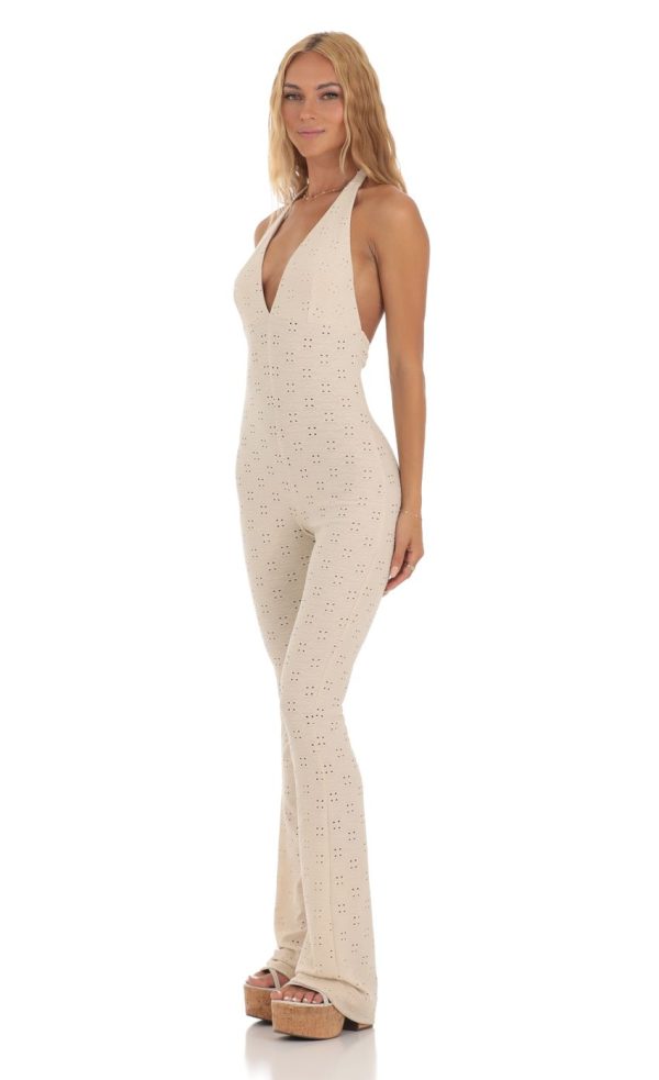 Jumpsuit in Cream - Image 3