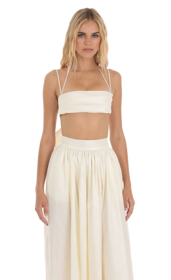 Maxi Two Piece Set in Cream - Image 5