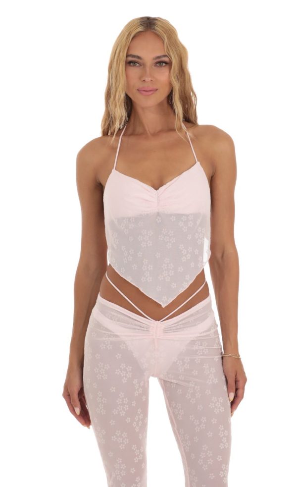 Floral Three Piece Set in Pink - Image 4