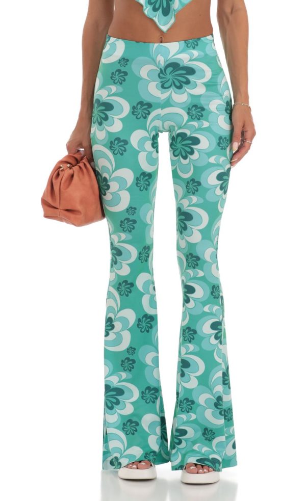Floral Two Piece Set in Green - Image 5
