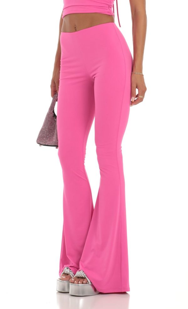 Heart Flare Two Piece Set in Pink - Image 5