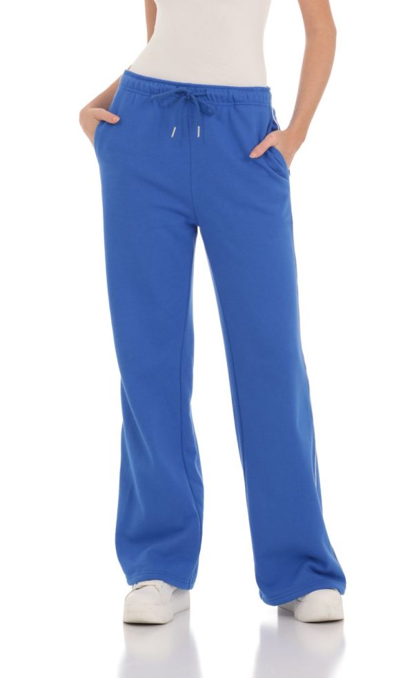 Heart Pocket Sweatpants in Blue - Image 4