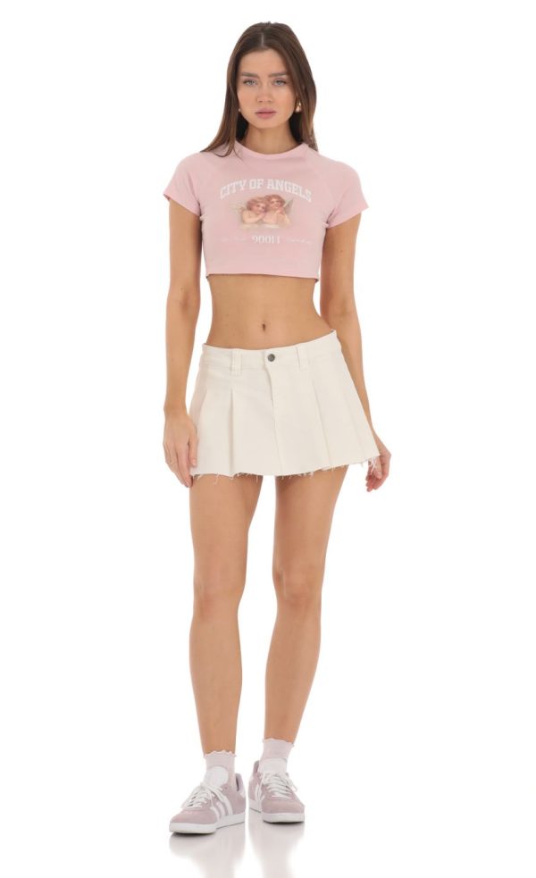 City of Los Angeles Graphic T-Shirt in Pink - Image 4