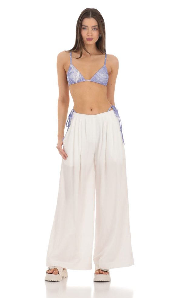Wide Leg Pants in White