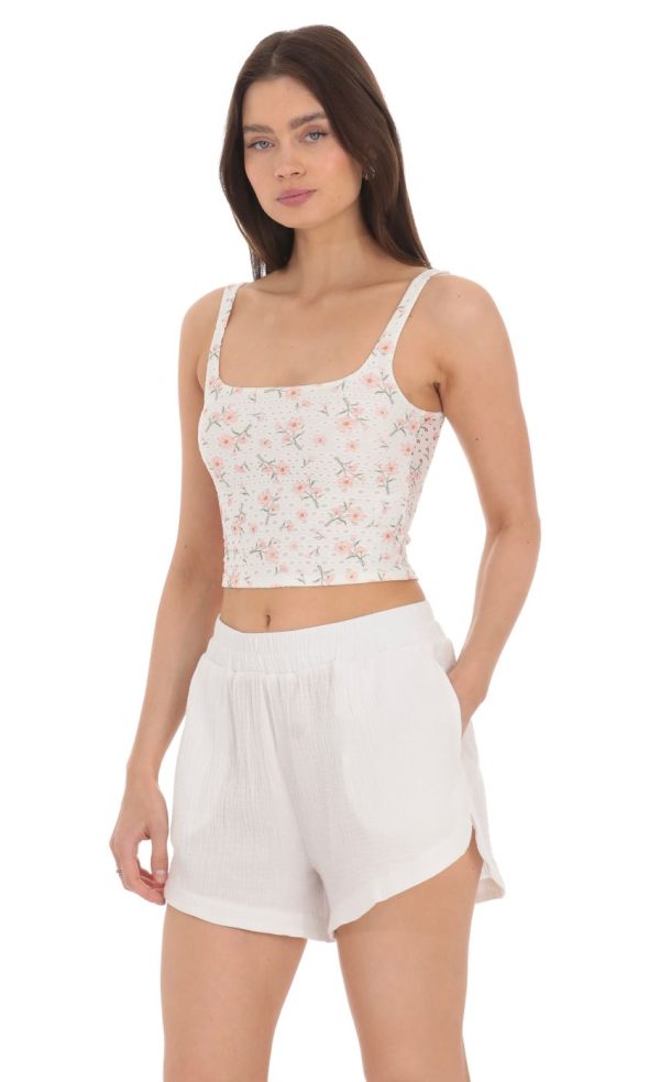 Dolphin Shorts in White