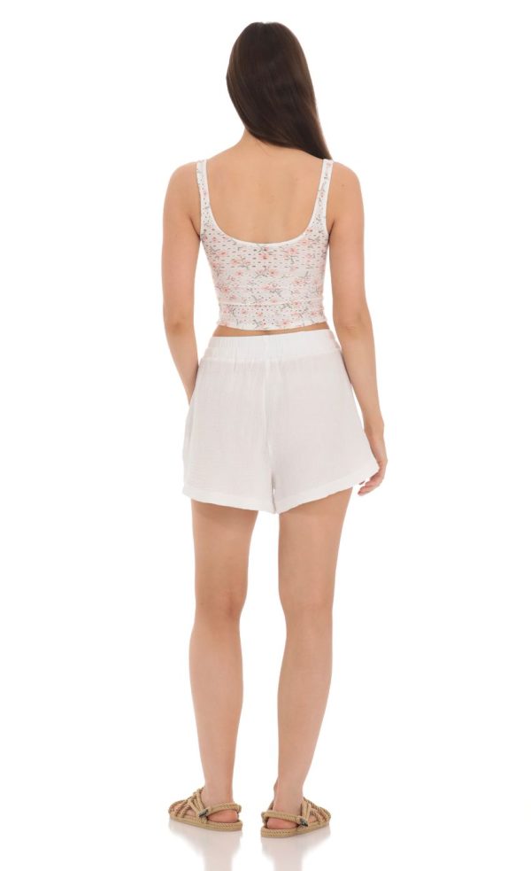 Dolphin Shorts in White - Image 2