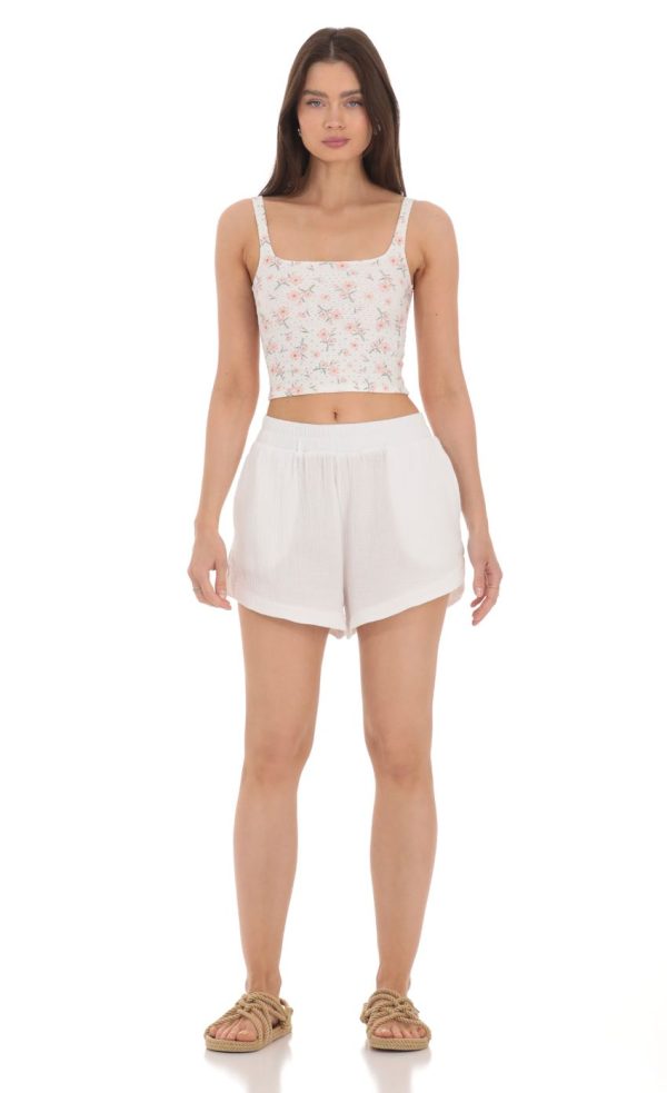 Dolphin Shorts in White - Image 3