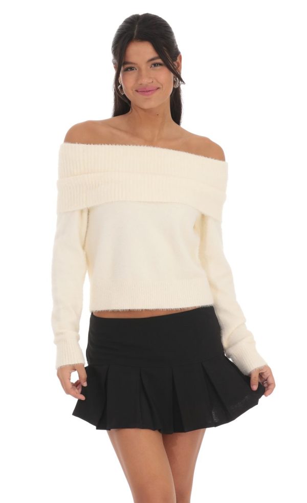 Pleated Skort in Black - Image 2