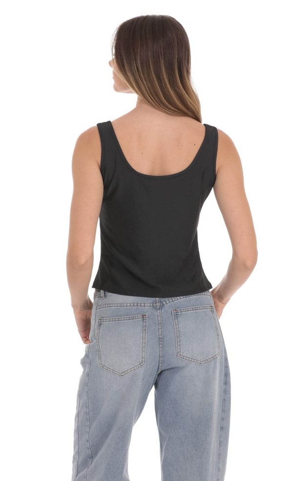 Two Piece Top in Black - Image 2