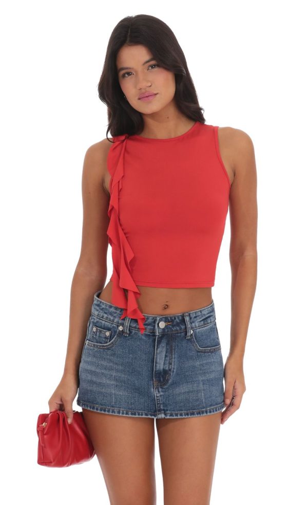 Tassel Top in Red