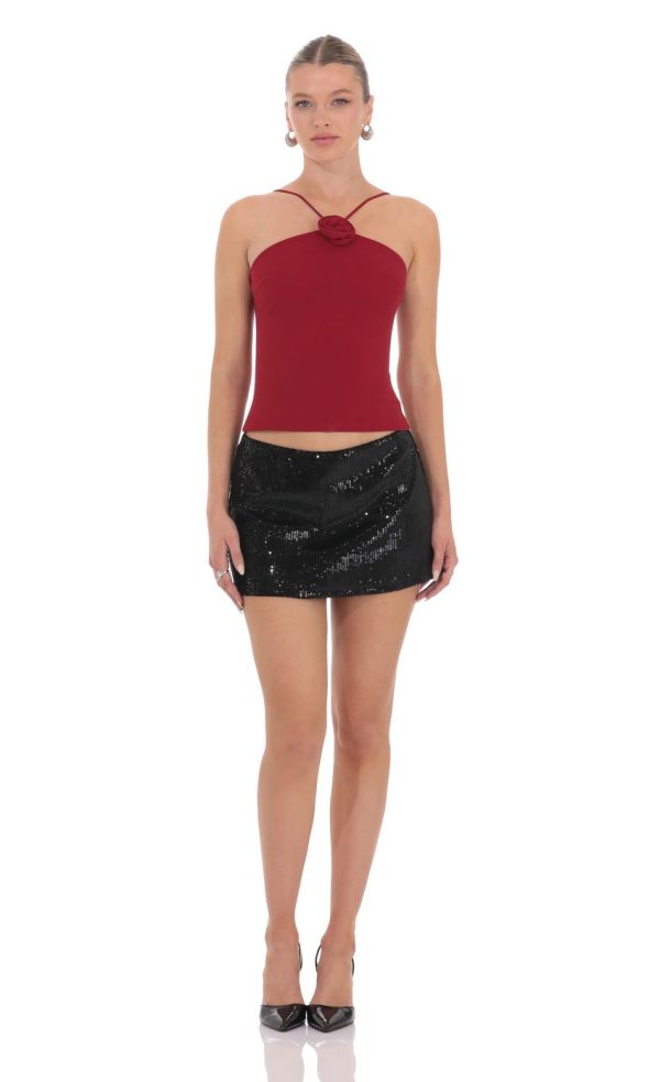 Florette Top in Red - Image 4
